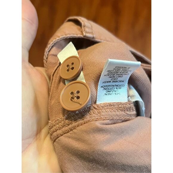 Loft by Ann Taylor Linen pants size 8 - Picture 7 of 12